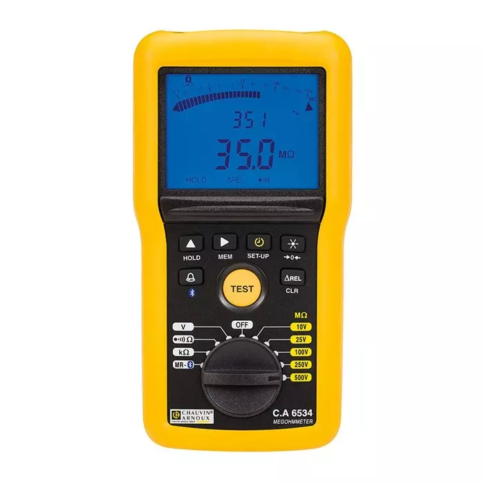 CHAUVIN ARNOUX Insulation Continuity Tester 10 V Min 500 V Max 50G Ω Max CAT IV, P01140834