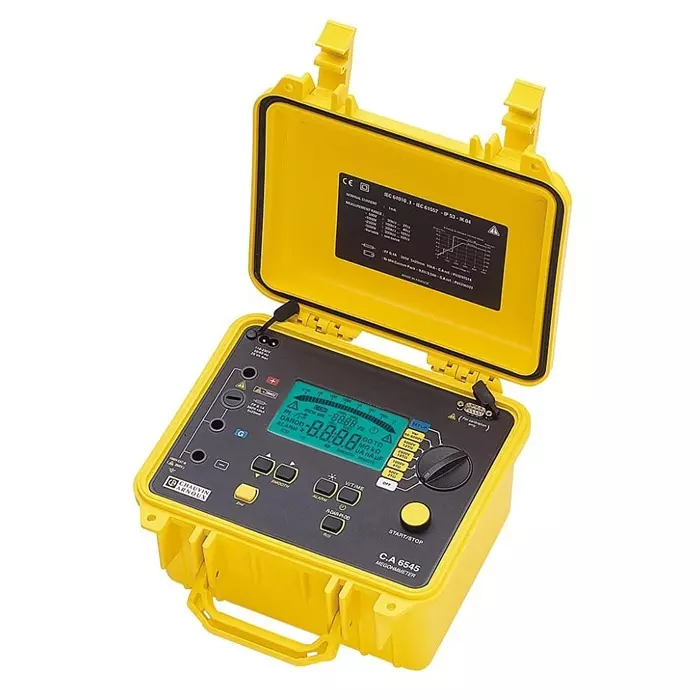 CHAUVIN ARNOUX Insulation Resistance Tester 40 V Min 5100 V Max 10000G Ω Max - RS Calibration, P01139711