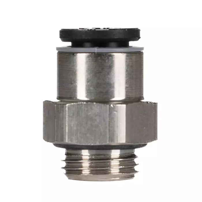 Legris LF3000 Series Straight Threaded Adaptor G 1/8 Male to Push In 6 mm Threaded-to-Tube Connection Style, 3101 06 10 (Pack of 5 Pcs)