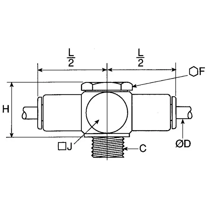 Legris Pneumatic Fittings G 1/4 20 Bar, 3118 06 13 (Pack of 5 Pcs)