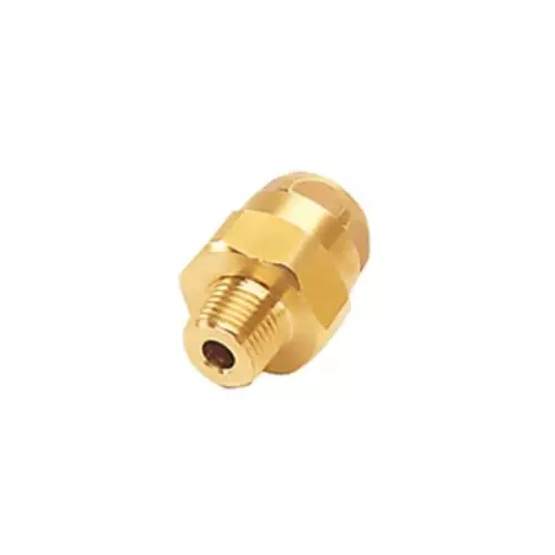 Legris Brass Pipe Fitting Straight Push Fit Compression Olive Male BSPT 1/8 inch BSPT 6 mm, 6105 06 10 (Pack of 10 Pcs)