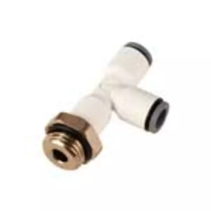 Legris LF6900 LIQUIfit Series Push-in Fitting Push In 6 mm to Push In 6 mm Threaded-to-Tube Connection Style, 6993 06 13 (Pack of 10 Pcs)