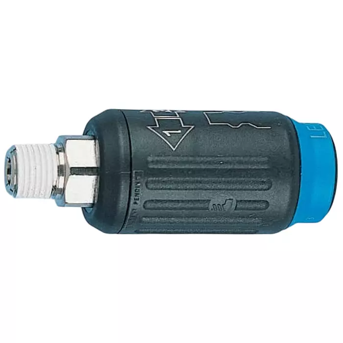 Legris Reinforced Polymer Male Pneumatic Quick Connect Coupling, R 1/4 Male Threaded, 9405U06 13