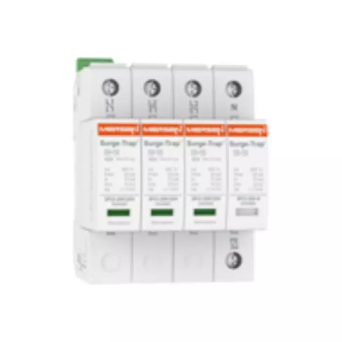 Mersen Surge Protector 20 kA 275 V AC DIN Rail Mount, 83230136 - STPT23-20K275V-4P-LF