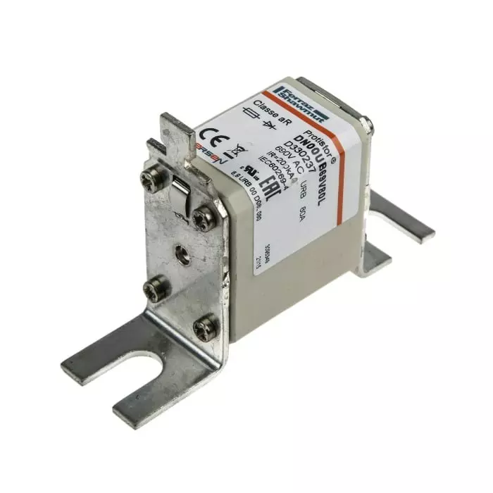 Mersen German Standard Fuse 80 A 690 V AC NH00, D330237