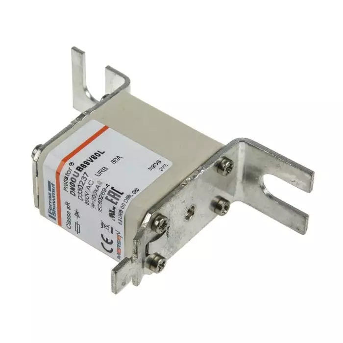 Mersen German Standard Fuse 80 A 690 V AC NH00, D330237