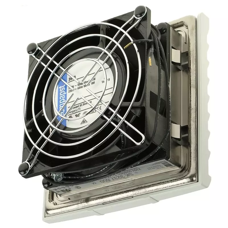 Rittal SK Series Filter Fan 230 V AC AC Operation 15 m³/h 18 m³/h Filtered 20m³/h Unimpeded IP54 116.5x116.5mm, 3237600