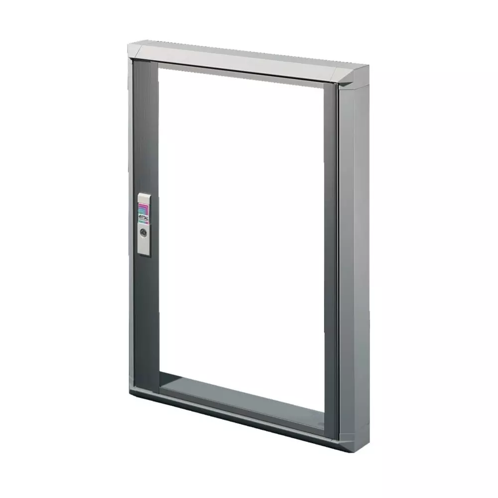 Rittal Grey Extruded Aluminium IP54 Inspection Window for use with TS VX VX SE Series, 2736520