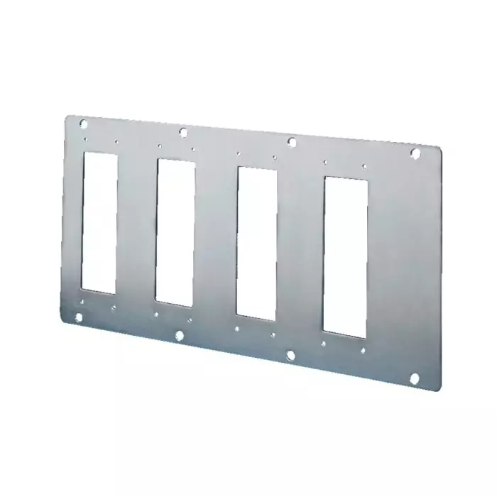Rittal TS Series Steel Module Plate for Use with 24 Pole Connectors, 8609140