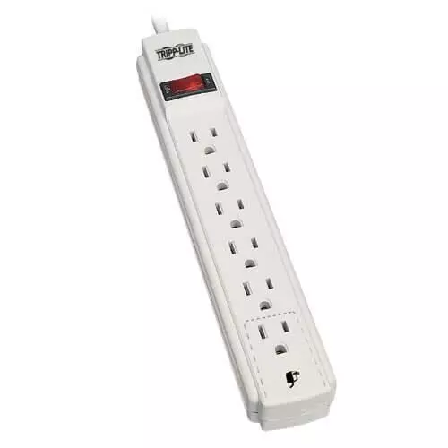 TRIPP LITE Power Outlet Strips 6 Outlet 15 A Current Rating 110 to 126 VAC Voltage Rating, PS615