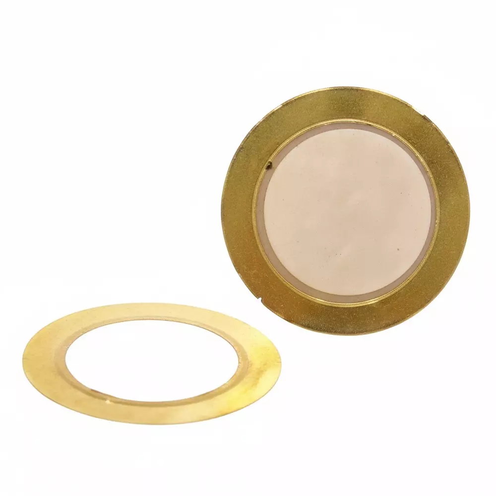 PUI AUDIO Benders Piezoelectric Flush Mount Round Shape 1 kΩ Impedance, AB1070B