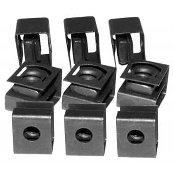 Hammond 1421N Rack Rail Clip Nut Black Color, 1421N250