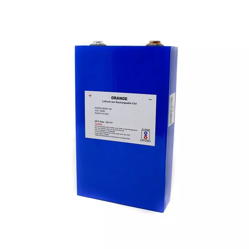 Orange Refurbished – Orange A Grade 100Ah 3.2V Prismatic LiFePO4 Battery (Sleeve Damaged)