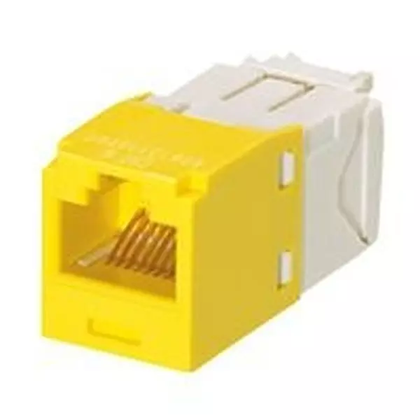 PANDUIT Cat6 Rj45 Modular Jack, 8 Position, 1 Port, Cj688Tgyl