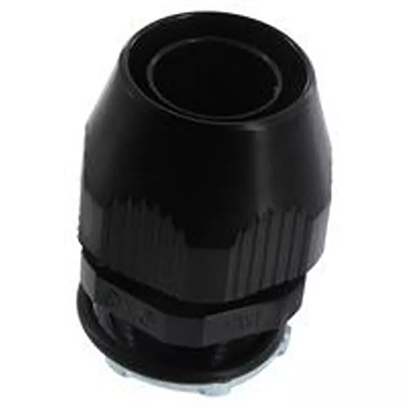 ABB - THOMAS & BETTS Conduit Fitting, Str, Thermoplastic, Black, 25.4Mm, Lt100P