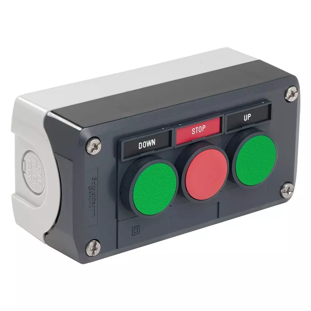 SCHNEIDER ELECTRIC Control Station, Spst, 3 Pos, Pc, Xald321H29H7