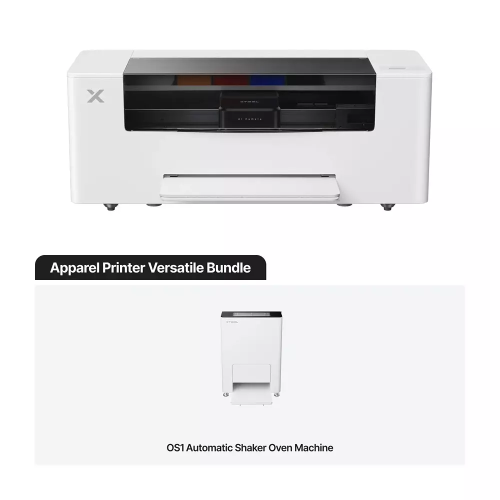 XTOOL Apparel Printer Versatile Bundle 15–30°C Operating Temperature and 356 mm Print Width