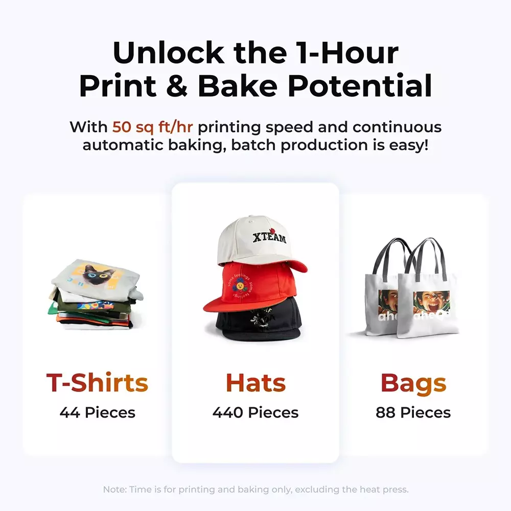 XTOOL Apparel Printer Versatile Bundle 15–30°C Operating Temperature and 356 mm Print Width