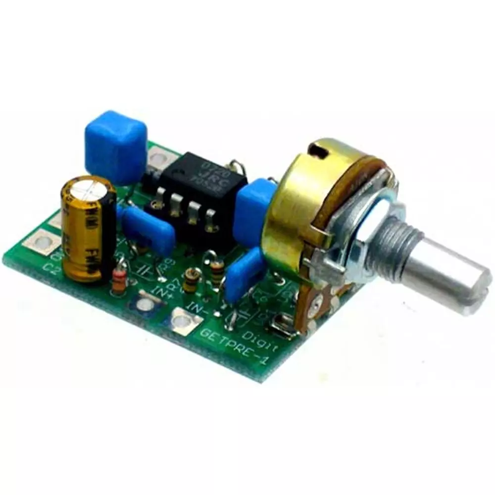 Kyoritsu Electronics Digit Original Guitar Preamp Kit [Operational Amplifier] TL072 CP Spec, GETPRE-1