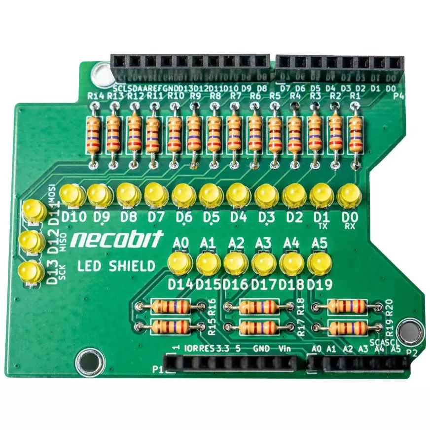 Bit Trade One Necobit LED Shield 5(From Arduino) V Power Supply, ADAUDLEDSP