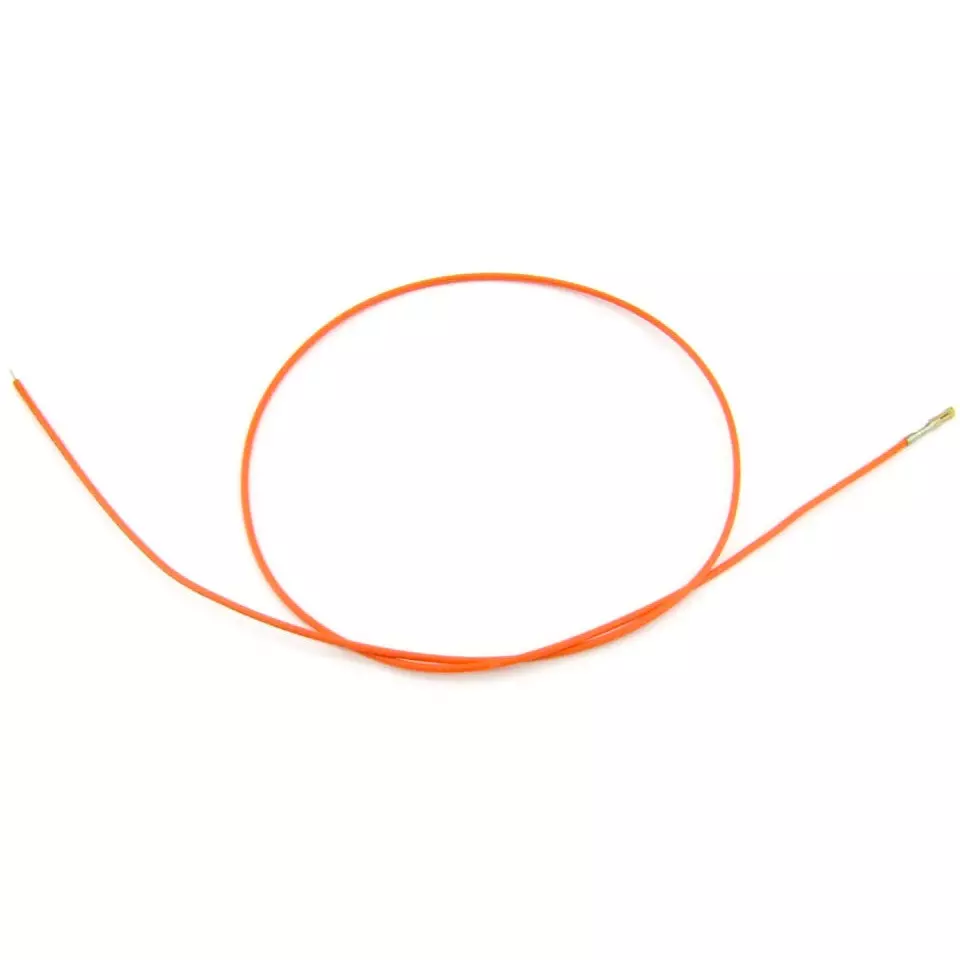 Kyoritsu Electronics Single End Crimped Wire [Cable] Orange, QW-1OR (Pack of 10)