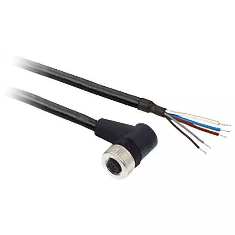 TELEMECANIQUE SENSORS Cable Connector Metal, PUR Material (Grab wire clamp type) Color Spec, XZCP12V12L20