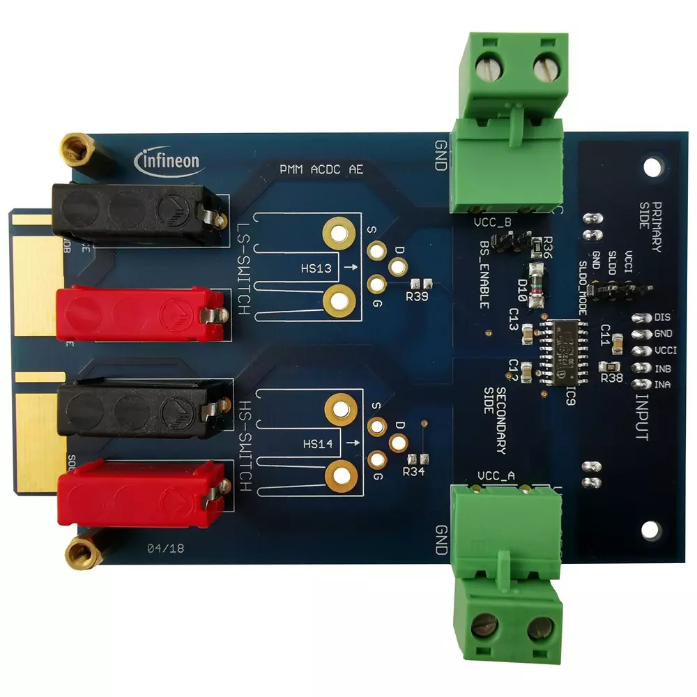 Infineon EVALUATION KIT, ISOLATED GATE DRIVER, KITDRIVER2EDF7275FTOBO1
