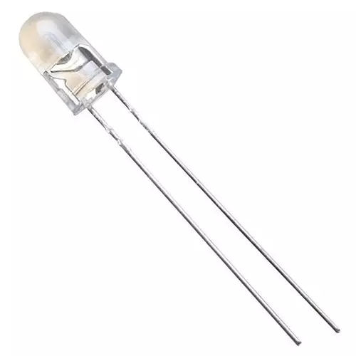 BROADCOM LED, 3MM, ALINGAP, GREEN, HLMP-Y801-JPP00 (Pack of 5 Pcs)