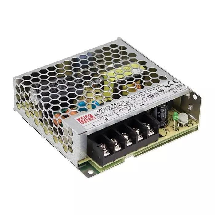 Mean Well POWER SUPPLY, AC-DC, 5V, 14A, LRS-75-5