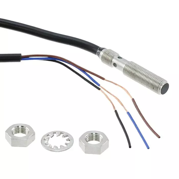 OMRON INDUSTRIAL AUTOMATION INDUCTIVE PROX SENSOR, PNP-NO, 30VDC, E2E-S05S12-WC-B1 2M OMS