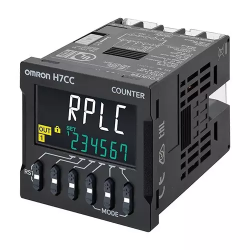 OMRON INDUSTRIAL AUTOMATION COUNTER, 6-DIGIT, SPST, SCREW, 48VDC, H7CC-AD