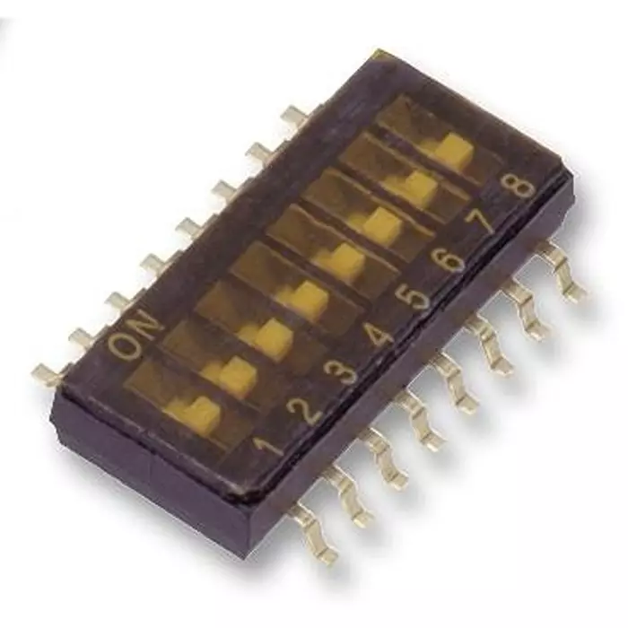 OMRON ELECTRONIC COMPONENTS SWITCH, DIP, 1/2 PITCH, SMD, 10 WAY, A6H-0102