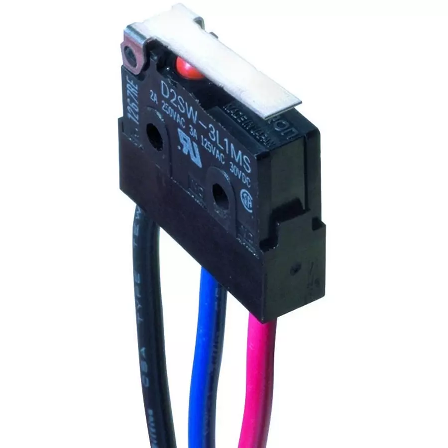 OMRON ELECTRONIC COMPONENTS MICROSWITCH, ROLLER LEVER, SPDT 3A 250V, D2SW-3L3HS