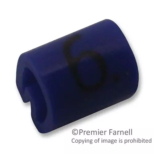 RAYCHEM - TE CONNECTIVITY CABLE MARKER, Z9, 6, PK100, 06151606 (Pack of 100 Pcs)