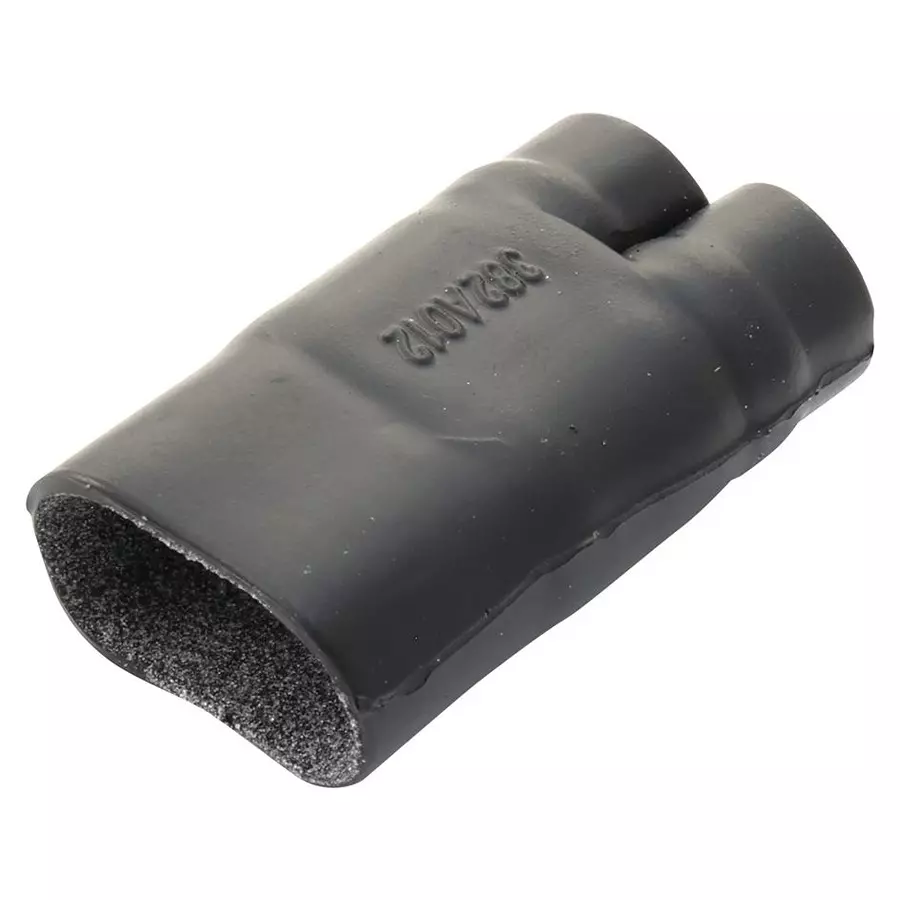 RAYCHEM - TE CONNECTIVITY HEAT SHRINK, ELASTOMER, 41.7MM, BLACK, 382A012-25/225-0