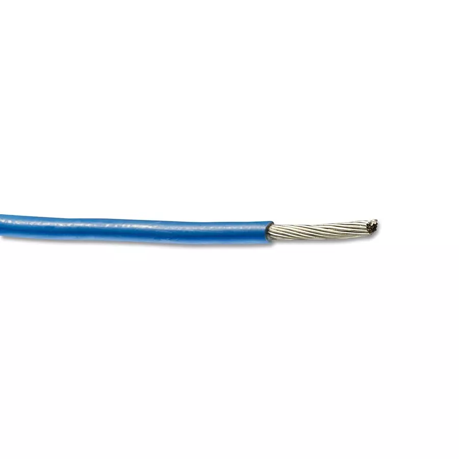RAYCHEM - TE CONNECTIVITY WIRE, 22AWG, BLUE, 100M, 44A0111-22-6