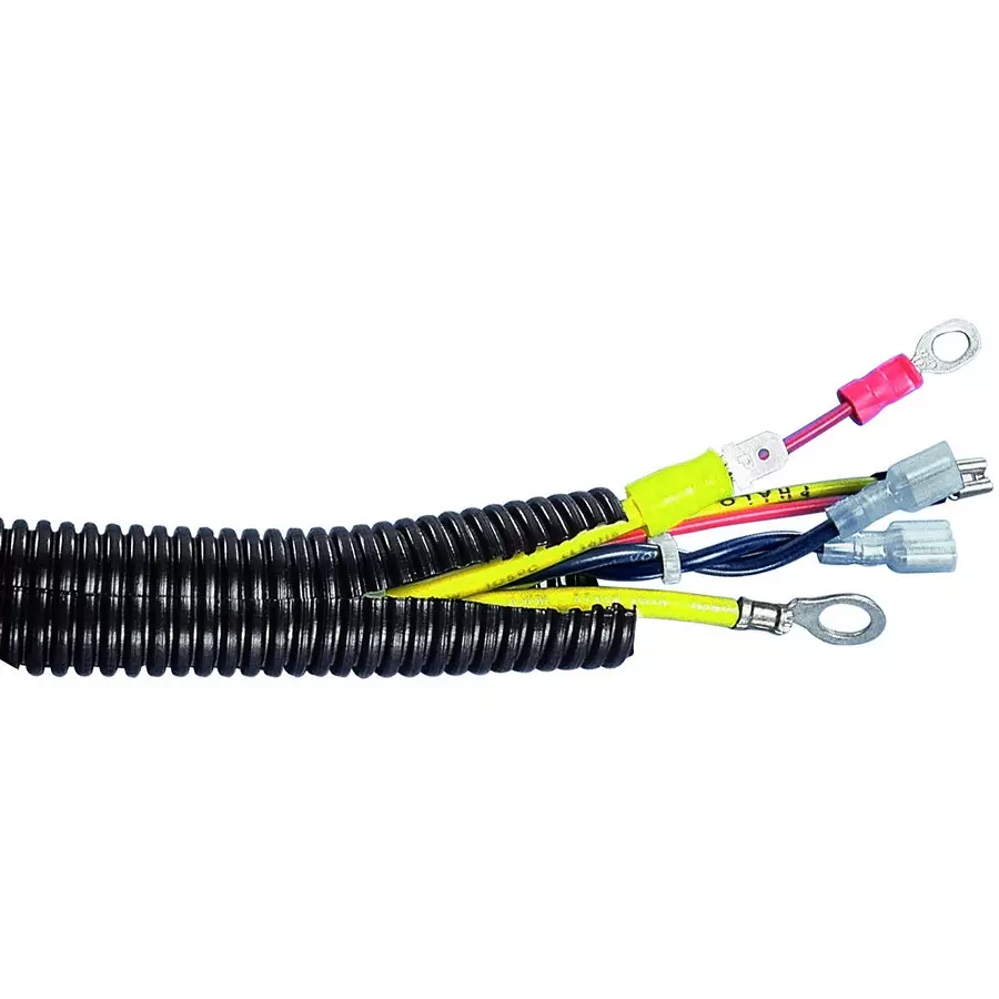 PANDUIT Sleeving TUBING, SLIT CORRUGATED LOOM, 6.7MM, BLACK, 100FT, CLT25N-C630 (Pack of 100)