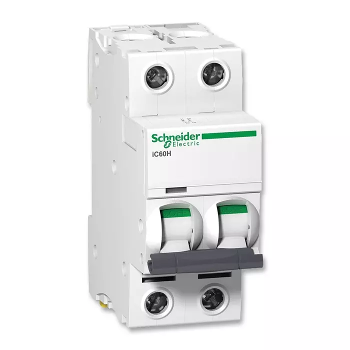 SCHNEIDER ELECTRIC Thermal Magnetic Circuit Breakers CIRCUIT BREAKER, THERMAL MAGNETIC, 2POLE, A9F54204