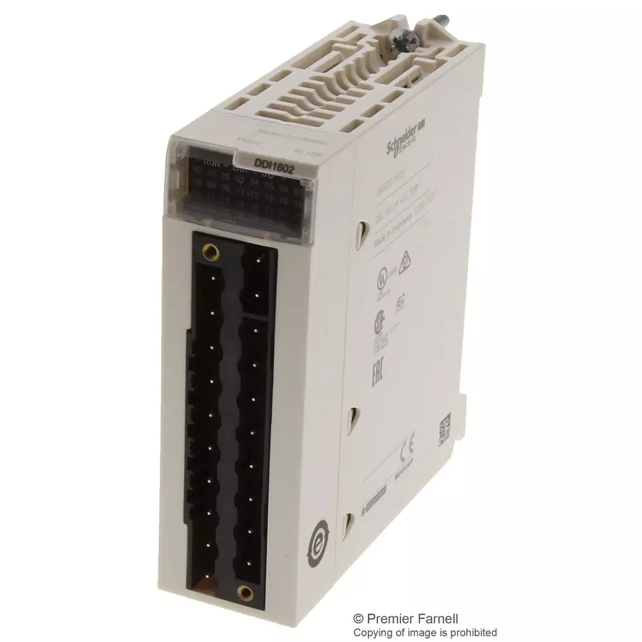 SCHNEIDER ELECTRIC Digital Input / Output PLCs DIGITAL I/O MODULE, 16 I/P, 24VDC, BMXDDI1602