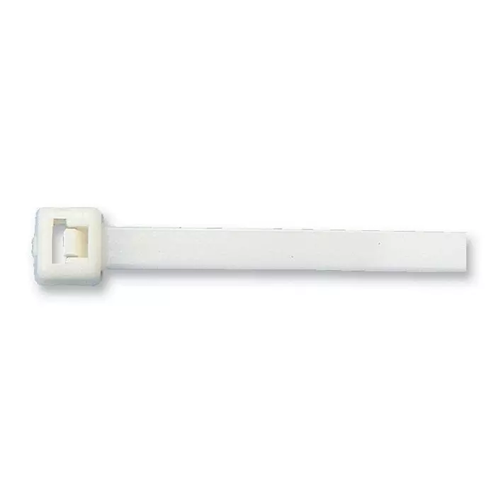 HELLERMANNTYTON Cable Tie, White, 100 mm, Pk100, 111-91819 (Pack of 100)