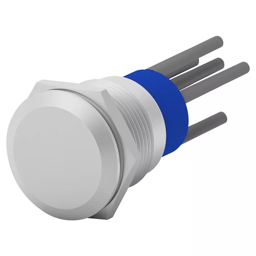 ALCOSWITCH - TE CONNECTIVITY Vandal Resistant Sw, Spst, 3A, 250Vac, AV1910RA12T5Q04