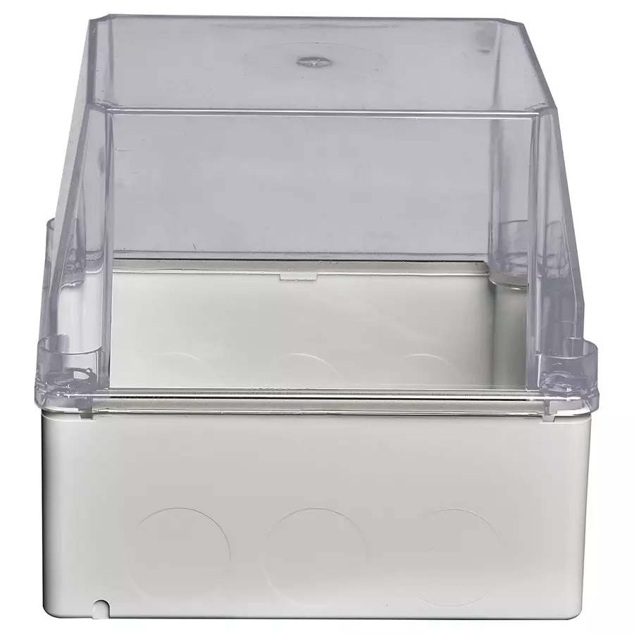 ABB Junction Box, Ip65, Plastic, Grey/Clear, 1SL0880A00