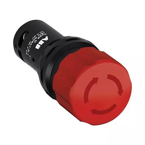 ABB Pushbutton Switch, Dpst-Nc, Screw, CE3T-10R-02