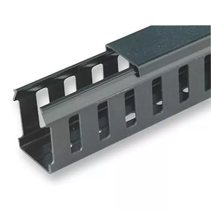 PRO POWER Cable Trunking, 37.5 X 25 mm, 2M L, Blk, 0845 0046 010