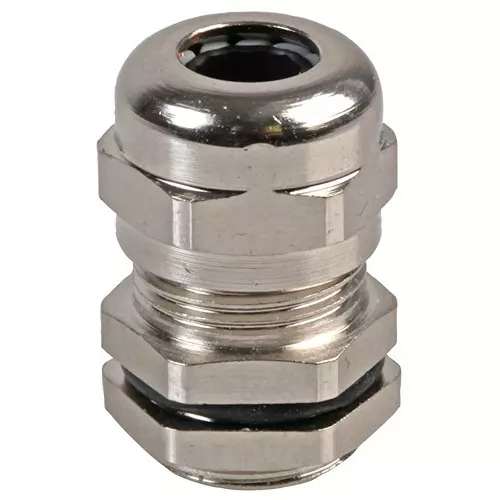 PRO POWER Cable Gland, Brass, 4 mm-7 mm, Pk10, PP002686 (Pack of 10)