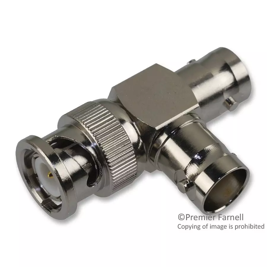 POMONA Bnc Tee Adapter, 1 X Plug-2 X Jack, 4896