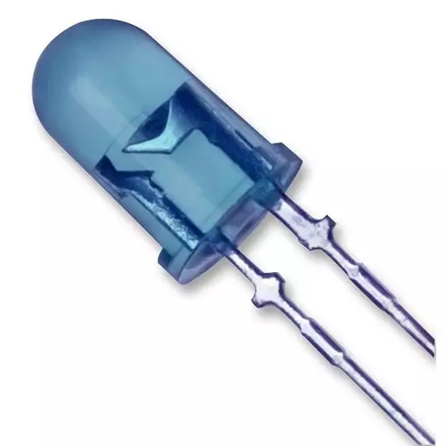 KINGBRIGHT LED, 3 mm, Blue, L-934MBDL (Pack of 5)