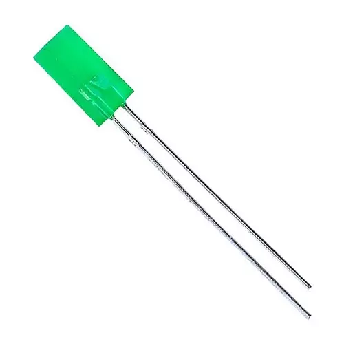 KINGBRIGHT LED, Rect, Green, L-383GDT (Pack of 5)