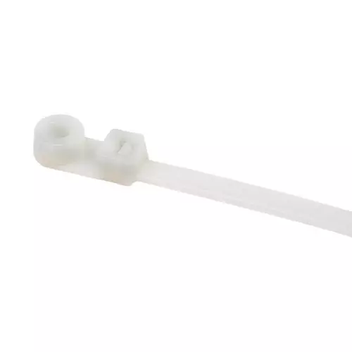 HELLERMANNTYTON Cable Tie, Screw Fixing, 160X3.5 mm,Pk100, 113-03019 (Pack of 100)