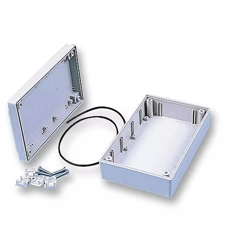 CAMDENBOSS Box, Abs, Grey, 75X127X45 mm, CRDCG0005